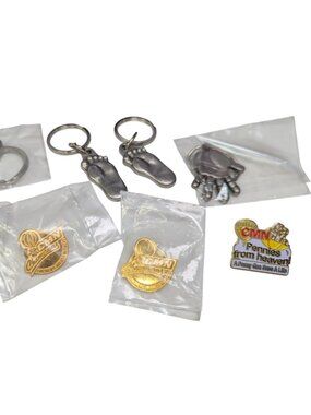 Children's Miracle Network CMN Keychain and Pin Lot Vintage 8 Pieces
